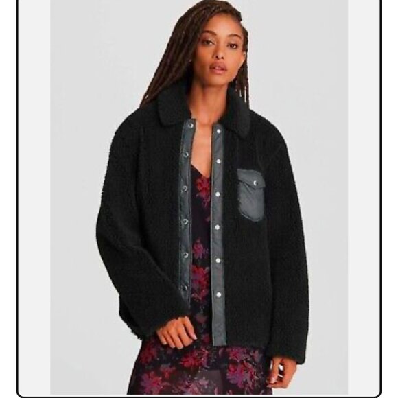 rag & bone Elliot Sherpa Shacket NWOT Size M $395 - Picture 2 of 5